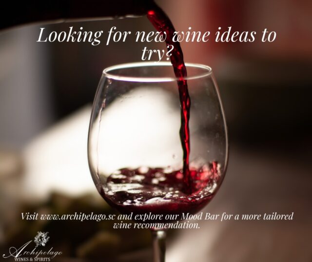 Not sure what wine to open next? 🍷Let our Mood Bar guide you to the perfect wine — whether you're feeling relaxed, adventurous or celebrating something.Explore more at www.archipelago.sc