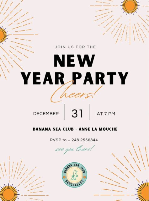 ✨ Ring in the New Year in style at Banana Sea Club ✨Celebrate 31 December by the sea with good company, tropical vibes, and a touch of Champagne to welcome 2026.Enjoy a thoughtfully curated New Year’s experience featuring Veuve Clicquot Yellow Label, set in a relaxed island atmosphere.📍 Banana Sea Club, Anse La Mouche🕖 From 7:00 PM📞 +248 2556844 – Reservations required#NewYearCelebration #seychelles #bananaseaclub