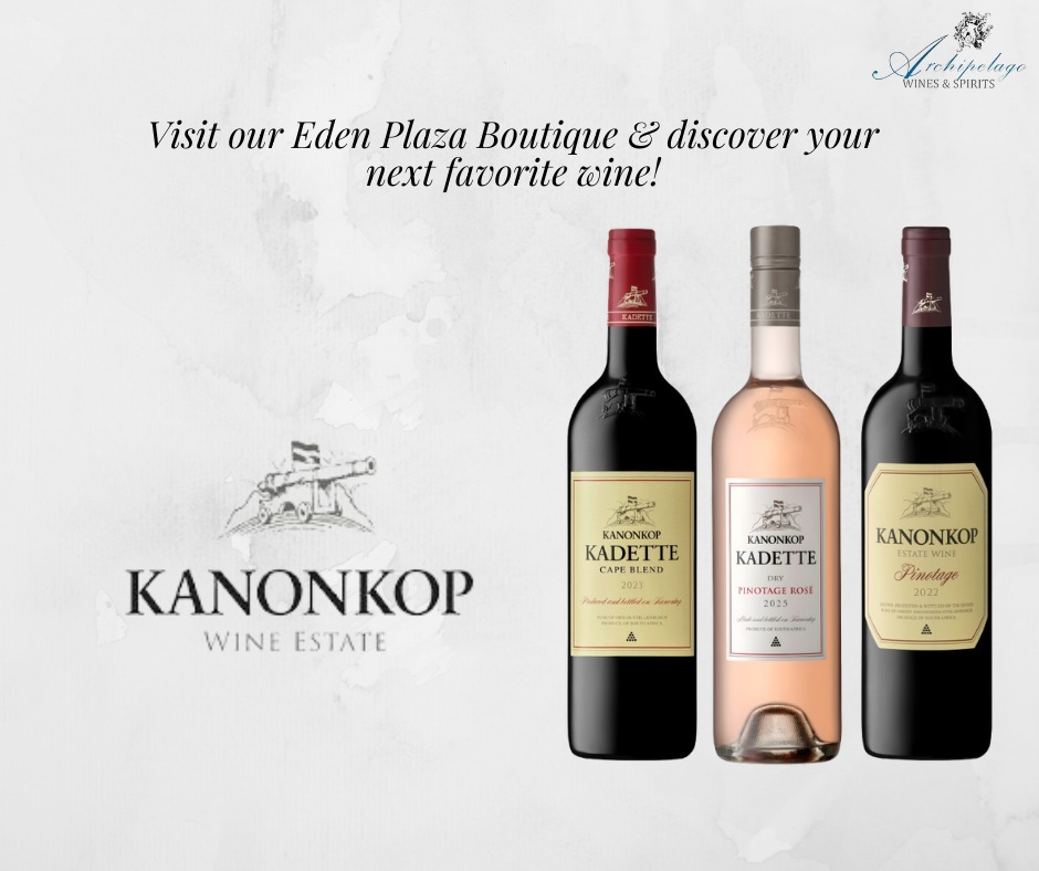 Visit our boutique at Eden Plaza and discover the exceptional wines of Kanonkop. 🍷#archipelagowinesandspirits #wineshop #seychelles #kanonkopwineestate