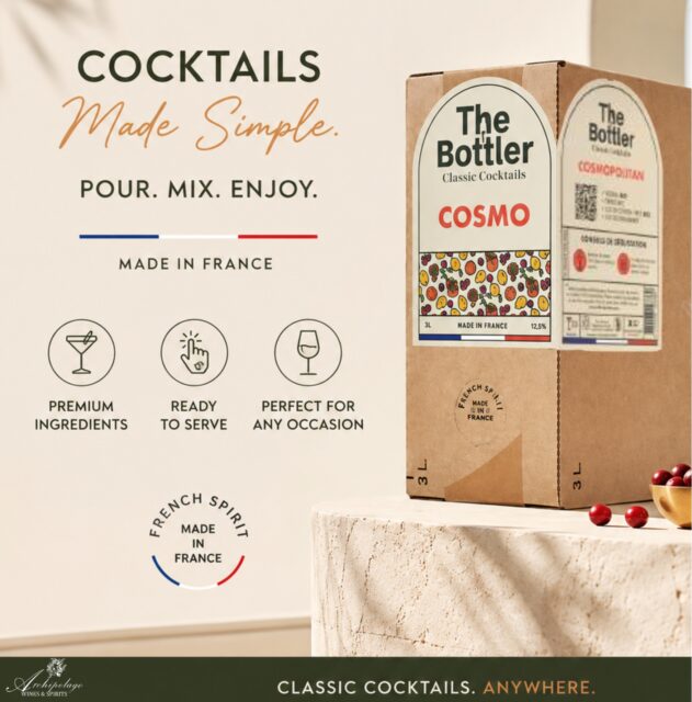 Meet The Bottler Classic Cocktails — premium, ready-to-serve cocktails crafted in France and designed to make serving a great cocktail effortless.Simply pour, serve and enjoy.Whether you’re entertaining at home, hosting an event or looking for a convenient cocktail solution for your bar or venue, The Bottler brings consistency and simplicity to every serve.Featured: Cosmopolitan – 3L🇫🇷 Made in France🍸 Ready to serve✨ Premium ingredients🥂 Perfect for entertaining & eventsAvailable from our shop at Eden Plaza Enjoy responsibly.
