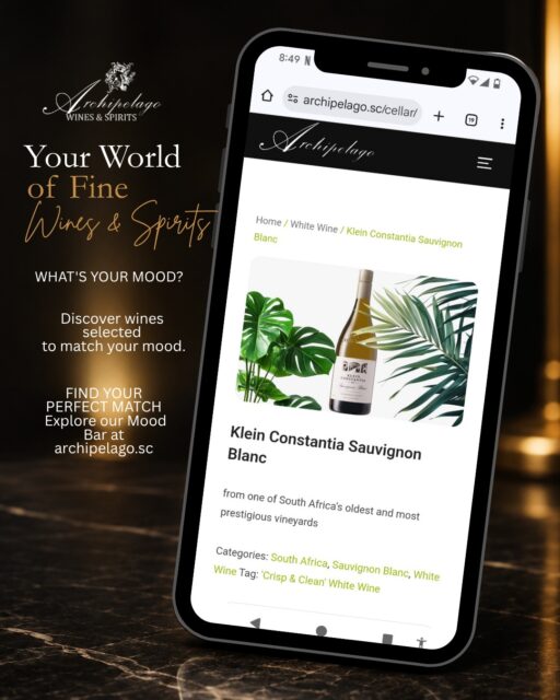 What’s your mood today? 🍷Whether you're looking for something crisp and refreshing, rich and indulgent, or simply something to match the moment, let us help you find the right bottle.Explore our Mood Bar and discover wines selected to match your mood.Find your perfect match at archipelago.sc