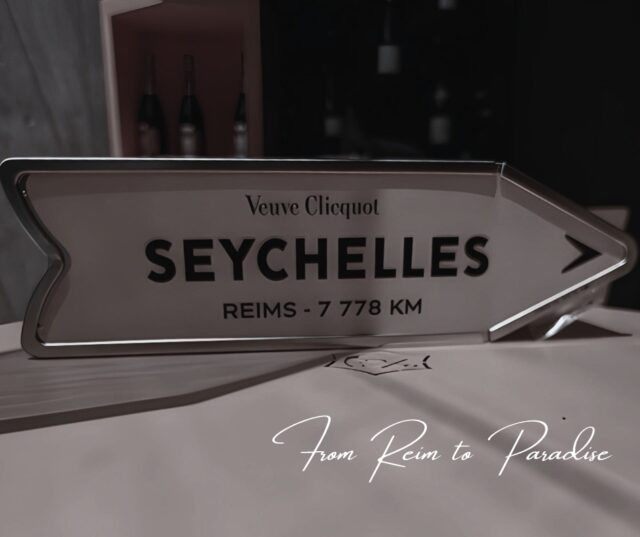 From the heart of Champagne to the shores of Seychelles. ✨7,778 kilometres apart, where French heritage meets the effortless elegance of island living.A celebration of l’Art de Vivre, wherever paradise takes you. 🥂#veuveclicquot #seychelles #artdevivre #champagnelife #archipelagowinesandspirits