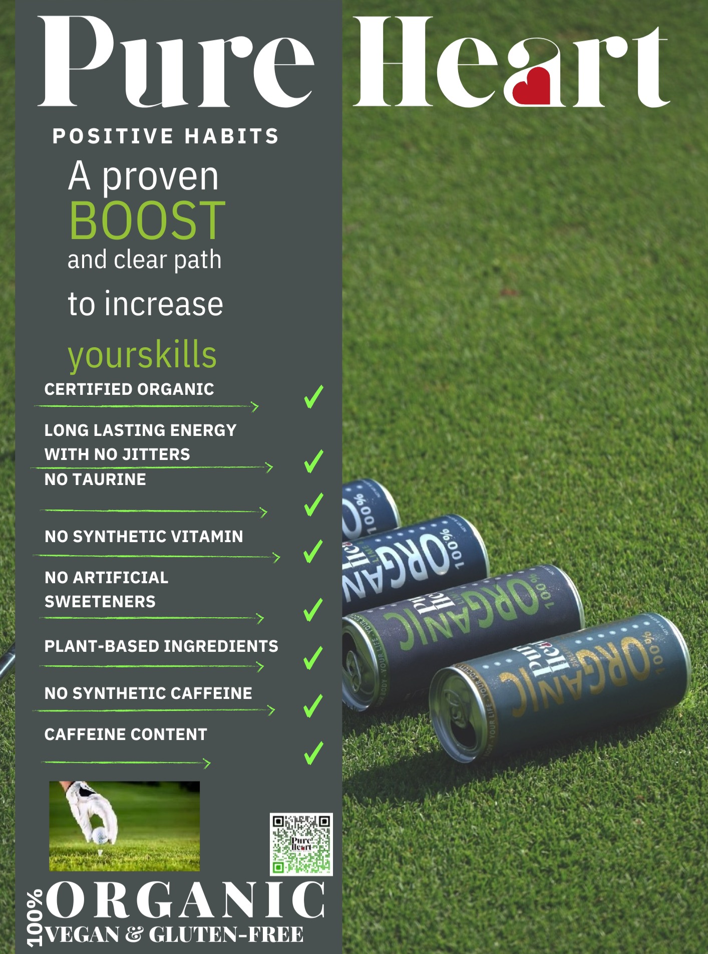 A proven boost for focus and positive habits. 🌿⚡PureHeart EnergyAvailable at our retail outlet, at Eden Plaza.#archipelagowinesandspirits #pureheart❤️ #positiveenergy